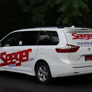 Partial Vehicle Wrap for Seeger Toyota St. Louis, MO