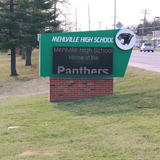 Digital Monument Sign Mehlville High School