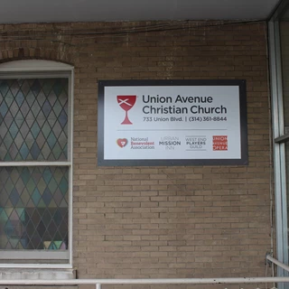 Exterior Sign Union Avenue Christian Church St. Louis, MO
