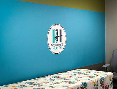 blue parkway wall vinyl