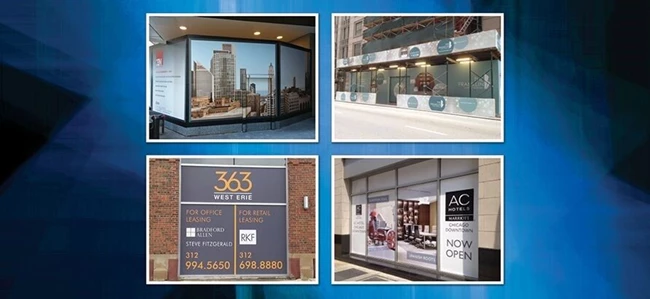 Storefront, Window and Building Signage